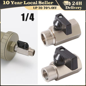 1PC Brass Mini Ball Valve 1/4" Male-Male/Female-Male/Female-Female Air Compressor Water Gas Oil Shut Off Valve