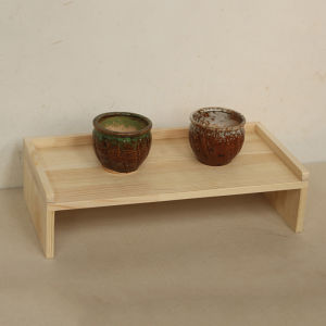 Solid Wood Dog/Cat Bowl Neck Support Bracket Pet Cat Dining Table Supplies Support Protection Cervical Spine Elevated Rack