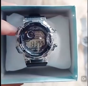 นาฬิกาดิจิตอลแบบกันน้ำหน้าปัดขนาดใหญ่แฟชั่นสำหรับนักเรียนพร้อมสัญญาณเตือนไฟกลางคืน