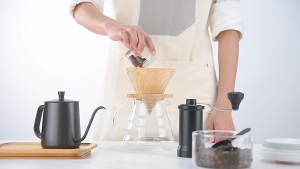 Máy xay cà phê cầm tay  KLT Hướng dẫn sử dụng lõi thép có thể điều chỉnh Burr Bàn chải cho ăn ngoài trời Máy xay cà phê cầm tay