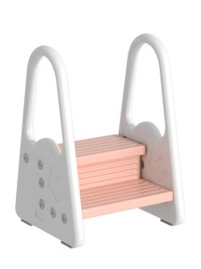 โมเดิร์นมินิมอลลิสต์พลาสติกเด็กสตูลวางเท้าห้องน้ำล้างมือขั้นตอนม้านั่งพร้อมราวห้องน้ำสตูลม้านั่งเหยียบ