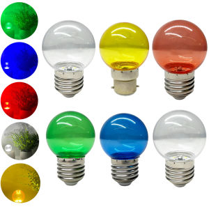 G45 Multicolor LED Globe Light Bulbs E27 B22 2W Clear 220V Lamps For KTV Yard Bar Holiday Party Festival Xmas Decoration