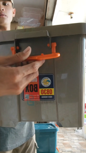Container Box Plastik Murah CB 30 Liter Kontainer Penyimpanan Dengan Roda Kotak Serbaguna Tabitha Warna