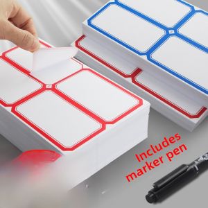 Large Size Label Paper Handwritten Adhesive Moving Self-Adhesive Sticker Price List Paper Big Post-It Note Writing Markers Book Office Supplies