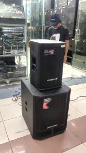 AUDIO ONE Speaker Aktif Pasif Type RX 110 - 115  Ukuran 10 - 15 Inch Speaker Monitor Panggung | DM