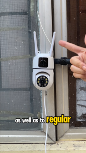 V380 PRO CCTV Camera Dual Lens CCTV Camera wifi connect 360  CCTV Camera Connect  1080P night vision indoor App