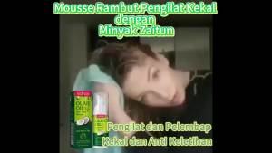 EELHOE  Mousse a Rambut Minyak Zaitun   Bentuk Pelindung Rambut Pelembap a Rambut Mousse
