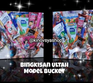 Dapat 10 buket yah. MURAH LUCU IMUT UNIK Bingkisan Ulang Tahun berbentuk Bucket/Buket Snack Murah Meriah/Snack Ulang Tahun Murah/Paket Ultah Lucu bin Unik 5 Snack plus Susu Minimal Order 10 pcs ya