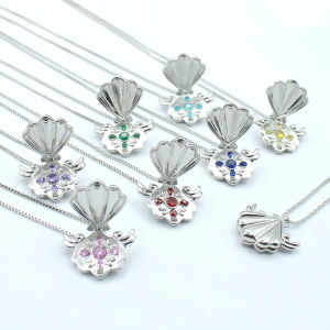 Anime Mermaid Melody Shell Necklace Pichi Pichi Pitch Luchia Karen Hanon Hosho Toin Rina Cosplay Pendant Jewelry Gift Prop