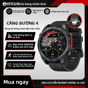 Đồng Hồ Thông Minh Zeblaze Stratos 4 GPS Màn Hình AMOLED 1.43 Inch Với La Bàn Máy Đo Độ Cao Khí Áp Đèn Pin Chức Năng Gọi Thoại Dành Cho Người Lớn