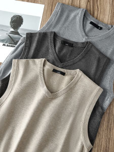 WEIJINSHI | Áo Vest Knit Cổ V cho Nam