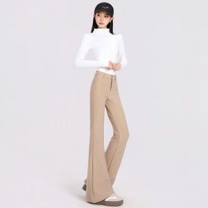 New Winter and Autumn Golf-style Womens Clothing Long Pants With A Slightly Flared Design Featuring High-end Style Good Fit and Comfort Fashionable Outdoor Leisure Suitable For Sports Extremely Long Pants Of High Quality.