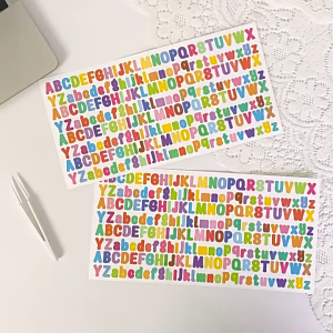 🇲🇾 DIY A-Z Black White Letter Alphabet Sticker Wedding Birthday Festival Party BOBO Balloon Decoration Color Nombor 字母贴纸