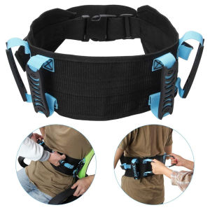 Elderly waist traction assist belt with handle non slip support adjustable and breathable for patient care walking belt
