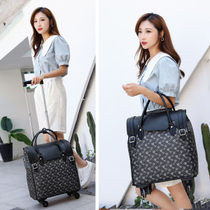 Universal Wheel Handheld Luggage 18 Inch Check-In Bag Male Style Travel Suitcase Handbag with Pull Rod for Men And Women