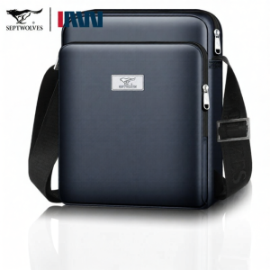 SEPTWOLVES | Large Capacity Mens Shoulder Bag Canvas