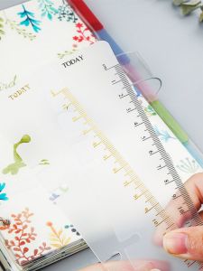 Multipurpose Transparent Ruler Bookmarks for Planners