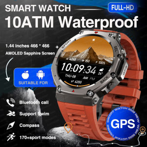 T-Rex 3 Original Military GPS Swim Smart Watch Men 10ATM IP69K Waterproof Bracelet 170 Sports Built-in GPS Smartwatch 2026 New