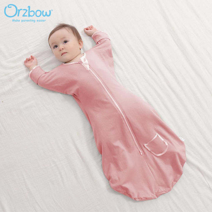 Orzbow Baby Swaddle Sleeping Bag Raise Hand Anti-Kicking