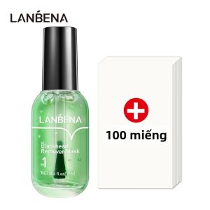 Lanbena | Bộ Sản Phẩm Trị Mụn Đầu Đen Và Se Khít Lỗ Chân Lông LANBENA (Bước 1 + Bước 2) - Điều Trị Mụn Trứng Cá 17ml Dùng Được Cho Cả Nam Và Nữ Chăm Sóc Vùng Chữ T