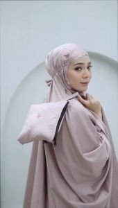 Mukena Tazbiya Khazzanah Putih: Mukena Renda Dewasa, Haji Umroh & Pernikahan