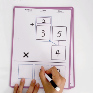 Dry Erase Board Card Multiplication Small Whiteboard Math Manipulatives for Kids Student Classroom Must Have Homeschool Teacher Supplies Learning Activities