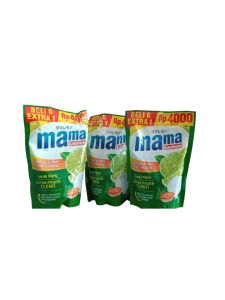 paket hemat sabun pencuci piring mama lemon extra power jeruk nipis pouch 230ml ekonomis