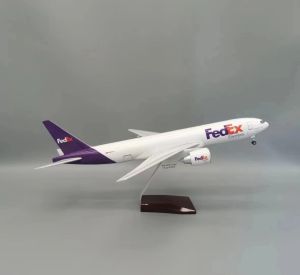 Mô Hình Máy Bay FedEx Cargo Airways B777 Tỷ Lệ 1/157 47CM Có Bánh Đáp Bằng Nhựa Resin Dành Cho Trẻ Em Và Người Sưu Tầm