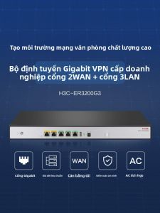 H3C | Enterprise Multi-WAN Gigabit Router VLAN Management Surveillance Firewall