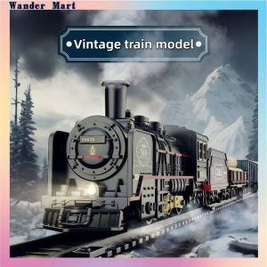 Vintage Train Set Retro Train Electric Rail Train Simulation Train Steam Train Toy Electric Toy Kids Toy
