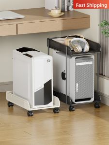 MUGG | Movable Computer Tower Stand for Home and Office with Wheels