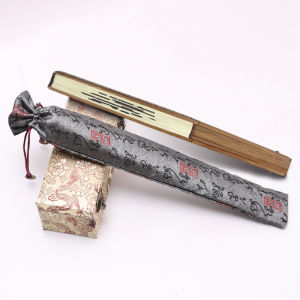 ถุงใส่พัด ขนาด 38.5x7.2cm ถุงพัดผ้า กระเป๋าพัด ที่เก็บพัด ลายสวยงาม