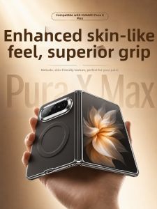 Magnetic Flip Cover for Foldable Phone with Privacy Protection Full Body