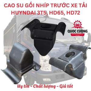 Cao su gối nhíp trước xe tải Hyundai 3T5 HD65 HD72 |