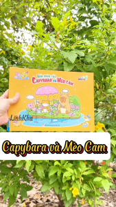 Bốn mùa của Capybara và Mèo cam - Sách tô màu - Minh Thắng