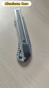 Aluminum Alloy Case Cutter Knives Retractable Carbon Tool Steel Blade Utility Blade