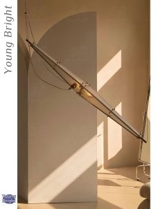 Vintage Designer Industrial Style Loft Chandelier
