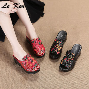 LEKEN | Summer Ethnic Style Platform Sandals For Women