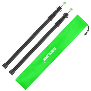 SANLIKE Tarp Poles Telescoping 96 Inch Aluminum Heavy Duty Camping Tent Poles 3 Sections Portable Awning Canopy Rod for Tent Tarp Fly Rain Sunshade Shelter Backpacking Hiking Picnic Set of 2 Black - Lazada