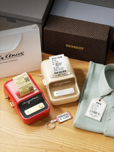 Niimbot | Portable Smart Label Printer for Barcode Tags Price Labels Clothing Hang Tags Jewelry Food Packaging Home Adhesive Stickers
