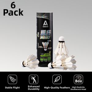 deli | Durable Outdoor Training Badminton Shuttlecocks Duck Goose Feather