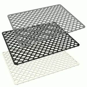 Silicone Sink Mat for Center Drain Sinks Provides Reliable Protection Against Scratches and Damage in the Kitchen