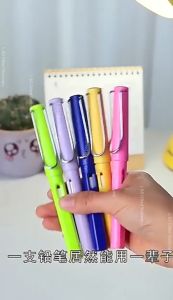 L&S Gifted Stationery HB Permanent pencil No need to sharpen pencils macaron color magic pencils including eraser kids children pencil 不削铅笔