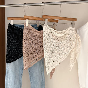 XUANXUAN | Lace See-through Decorative Scarf