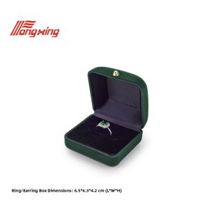 Wedding Jewelry Box Ring Box Velvet Fabric Earring Box Bracelet Box Single Pearl Jewelry Storage Case Aaaina Brand Customizable