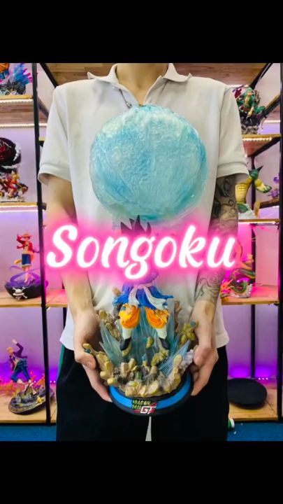 [Hoàn Tiền 10%]Mô hình Son Goku Super Saiyan - Có Đèn Led - Cao 46cm ...