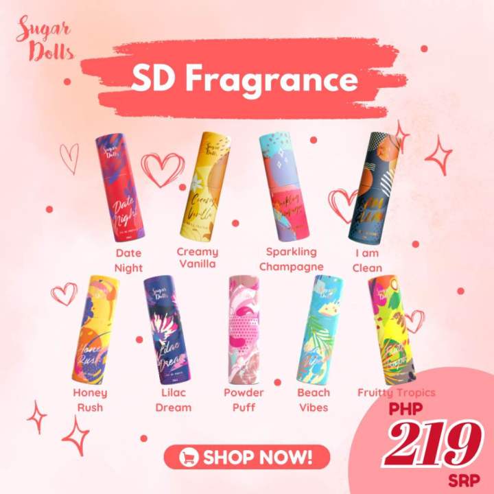 Sugar Dolls Fragrances Long Lasting 24hrs | Sugar Dolls Perfume | Lazada