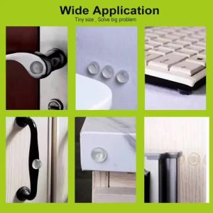 100pcs Clear Silicone Anti-Collision Bumper Pads Self-Adhesive Protective Stoppers for Cabinet Doors Furniture Drawers Wardrobe