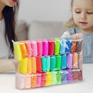 Air Dry Modeling Clay Kit Soft Air Dry Ultra Light Foam Clay Safe & Non-Toxic Great Gift for Kids with Sculpting Tools New