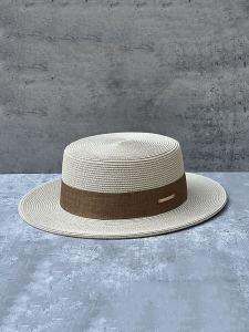 หมวกไหมพรมสไตล์ฝรั่งเศส หมวกชายหาดฤดูร้อนสำหรับผู้หญิง หมวกทรงแบนสำหรับผู้ชาย หมวกกันแดดสำหรับไปเที่ยว หมวกทรงแบนสำหรับไปงานปาร์ตี้